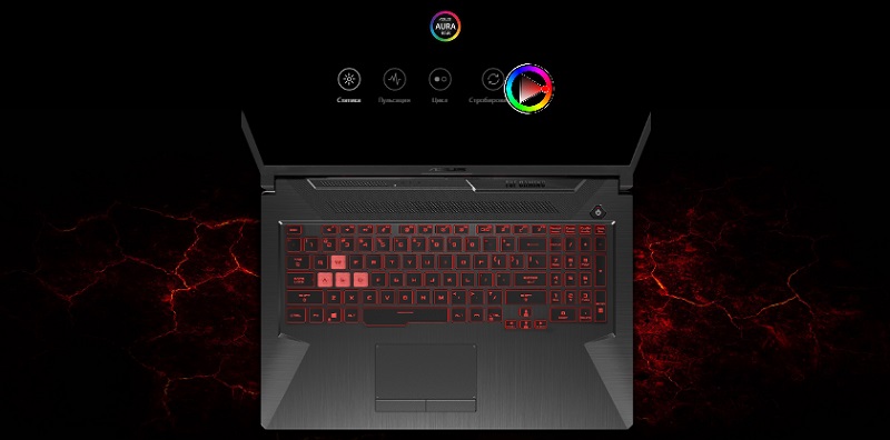 клавиатура ASUS TUF Gaming A17